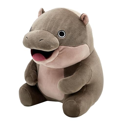 Fravsiu Plüschtier, gefülltes Tierkissen, Sitting Pygmy Hippo, Sitting Pygmy , Plüschtier, niedlich, , Plüschtier, für und Mädchen, 22 x 18 cm Fravsiu Plüschtier, gefülltes Tierkissen, Sitting Pygmy Hippo, Sitting Pygmy , Plüschtier, niedlich, , Plüschtier, für und Mädchen, 22 x 18 cm von Fravsiu