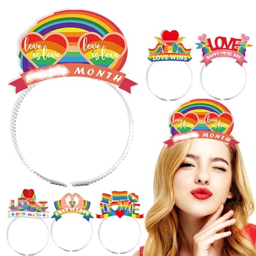 Fravsiu Regenbogen-Stirnband, Pride-Helm | Liebe gewinnt das Stirnband Thema | Liebe gewinnt Thema LGBT Stirnbänder Gay Pride Haarbänder Gefallen Fravsiu Regenbogen-Stirnband, Pride-Helm | Liebe gewinnt das Stirnband Thema | Liebe gewinnt Thema LGBT Stirnbänder Gay Pride Haarbänder Gefallen von Fravsiu