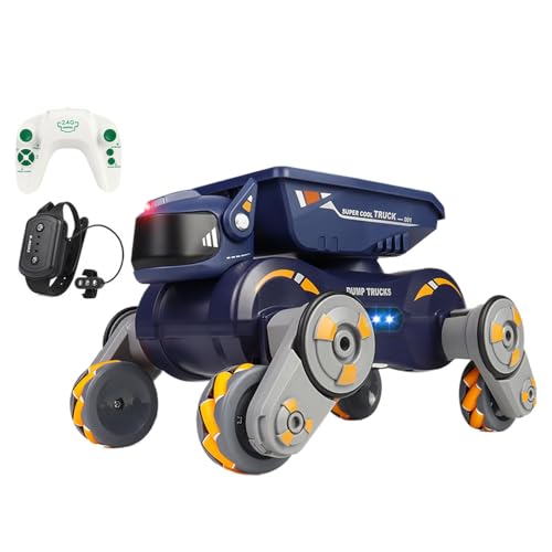 Fravsiu Sensing Stunt Car, Remote Control Stunt Dog, Stunt Robot Dog Car Toy, 28 x 18 x 11,5 cm, RC Stunt Car with Spray, Creative Stunt Car Toy, Mechanical Stunt Dog for RC Robot Dog Car Fravsiu Sensing Stunt Car, Remote Control Stunt Dog, Stunt Robot Dog Car Toy, 28 x 18 x 11,5 cm, RC Stunt Car with Spray, Creative Stunt Car Toy, Mechanical Stunt Dog for RC Robot Dog Car von Fravsiu