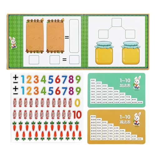 Fravsiu Set mit magnetischen Rahmen, mathematische Addition und Subtraktion, Additions- und Subtraktionsspiele | Mathematisches Aktivitätsset für den Kindergarten, Spielzeug Fravsiu Set mit magnetischen Rahmen, mathematische Addition und Subtraktion, Additions- und Subtraktionsspiele | Mathematisches Aktivitätsset für den Kindergarten, Spielzeug von Fravsiu