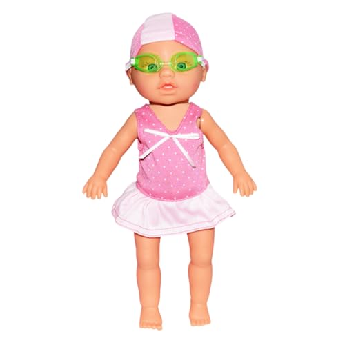 Fravsiu Swimming Doll, Battery Toy, Movable Joint Realistic Figur, Interactive Water Play Bathtub Companion, Learning Doll for Preschoolers Boy Girl School Playtime Skills, 6,69 Zoll Fravsiu Swimming Doll, Battery Toy, Movable Joint Realistic Figur, Interactive Water Play Bathtub Companion, Learning Doll for Preschoolers Boy Girl School Playtime Skills, 6,69 Zoll von Fravsiu