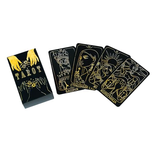 Fravsiu Tarot Deck, Oracle Deck, Russian Edition, Mystical Art, Vibrant Symbolism, Lucid Booklet, Enchanting Insights, Compact Build, Game for Magicians, Devotees, Family Evenings von Fravsiu