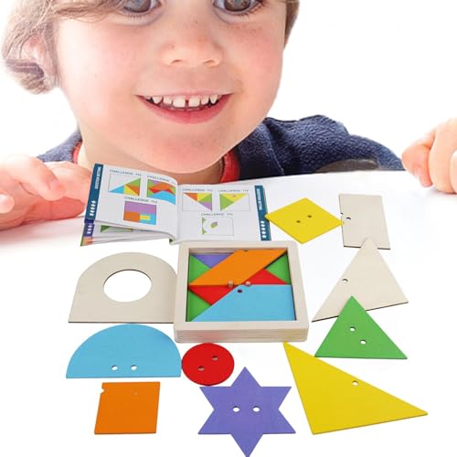 Geometrische Holzbaustein-Puzzle, Lernspielzeug Stapelspiel, Sortierblock-Puzzle aus Holz, bunte Holzblöcke Puzzle, bunte geometrische Blöcke Puzzle für die Geometrische Holzbaustein-Puzzle, Lernspielzeug Stapelspiel, Sortierblock-Puzzle aus Holz, bunte Holzblöcke Puzzle, bunte geometrische Blöcke Puzzle für die von Fravsiu