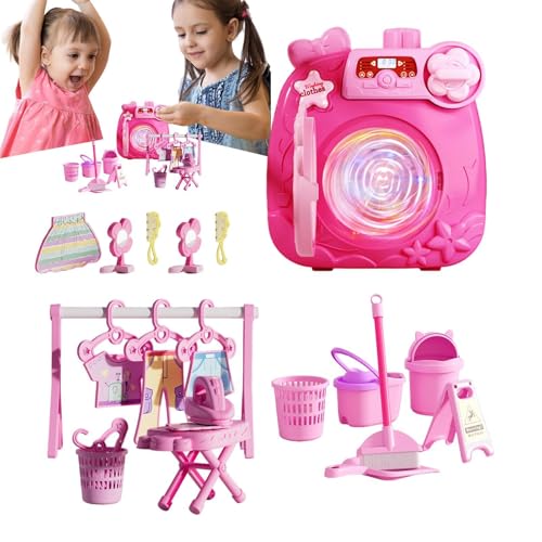 Kids Household Laundry Toys | Kids Laundry Basket Set | Laundry and Cleaning Play Set for Kids | Realistic Sound Effects, Colorful Accessories and Educational Role Playing Fun Kids Household Laundry Toys | Kids Laundry Basket Set | Laundry and Cleaning Play Set for Kids | Realistic Sound Effects, Colorful Accessories and Educational Role Playing Fun von Fravsiu