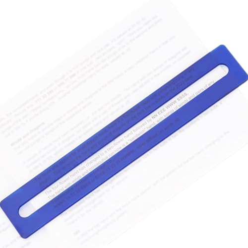 Mahjong Line Reader, Guided Reading Strips, Lightweight Mah Jongg Accessories, Easy Tile Reading Aid for Beginners, Women, Girls, Teens, Boys, Family, Friends, 6 x 1 x 0,13 Zoll Mahjong Line Reader, Guided Reading Strips, Lightweight Mah Jongg Accessories, Easy Tile Reading Aid for Beginners, Women, Girls, Teens, Boys, Family, Friends, 6 x 1 x 0,13 Zoll von Fravsiu
