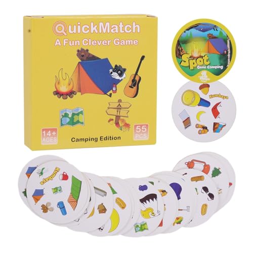Matching Game, Puzzle Toy, Portable Brain Challenge with Fun Chess Pieces, Educational Match Set for Kids Adults Boys Girls Party Camping Family Travel, 3.03x3.03x0.79 Inches Matching Game, Puzzle Toy, Portable Brain Challenge with Fun Chess Pieces, Educational Match Set for Kids Adults Boys Girls Party Camping Family Travel, 3.03x3.03x0.79 Inches von Fravsiu
