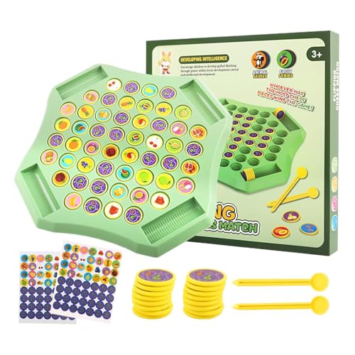 Memory Chess Game - Holz -Obst -Karten -Matching -Schachspielzeug für Gehirntraining, kognitive Entwicklung mit interaktivem Spiel, Bildungspuzzle -Board für Kinder Erwachsene Schulklassenzimmer Party Memory Chess Game - Holz -Obst -Karten -Matching -Schachspielzeug für Gehirntraining, kognitive Entwicklung mit interaktivem Spiel, Bildungspuzzle -Board für Kinder Erwachsene Schulklassenzimmer Party von Fravsiu