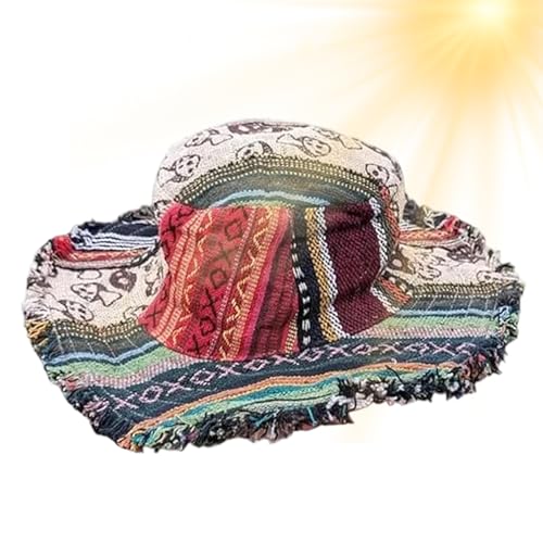 Mushroom Hat, breiter Krempe, bunt, modisch, Statement-Kopfbedeckung, ideal für Reisen, Strand, Outdoor, Angeln, Erwachsene, Urlaub, Sommer, Camping, Festivalkleidung Mushroom Hat, breiter Krempe, bunt, modisch, Statement-Kopfbedeckung, ideal für Reisen, Strand, Outdoor, Angeln, Erwachsene, Urlaub, Sommer, Camping, Festivalkleidung von Fravsiu