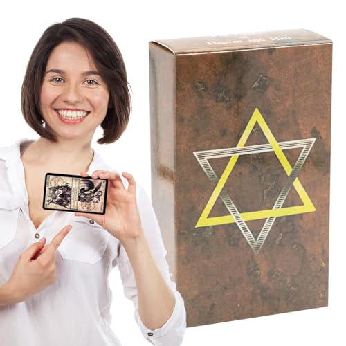 Oracle of Heaven and Hell Cards, Oracle Cards, Standard Tarot Card Deck, Oracle Cards, Gathering Game Oracle Cards, Heaven and Hell Tarot Cards for Witch Present Favors Gathering Game Oracle of Heaven and Hell Cards, Oracle Cards, Standard Tarot Card Deck, Oracle Cards, Gathering Game Oracle Cards, Heaven and Hell Tarot Cards for Witch Present Favors Gathering Game von Fravsiu