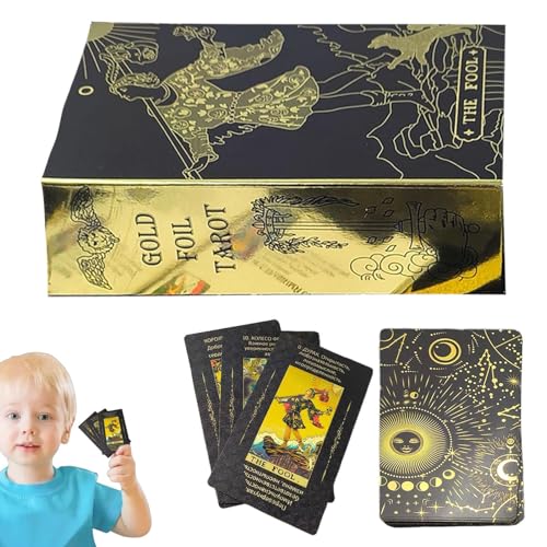Tarot Cards, Fate Divination Deck, Russian Edition, Mystical 78-Card Set Enhances Intuitive Readings with Engaging Entertainment, Oracle Deck for Parties and Gatherings Tarot Cards, Fate Divination Deck, Russian Edition, Mystical 78-Card Set Enhances Intuitive Readings with Engaging Entertainment, Oracle Deck for Parties and Gatherings von Fravsiu