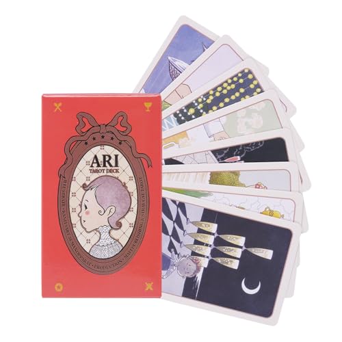 Tarot Cards, Tarot Kit, Educational Guide, Vivid Symbolism, Crisp Meanings, Clear Layout, Robust Finish with Precise Instructions, Tarots Set for Novices, Professionals Tarot Cards, Tarot Kit, Educational Guide, Vivid Symbolism, Crisp Meanings, Clear Layout, Robust Finish with Precise Instructions, Tarots Set for Novices, Professionals von Fravsiu