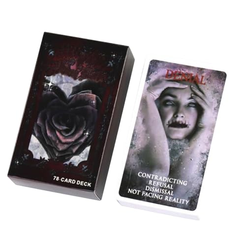 Tarot Cards - 78 Stück Love Thema Tarot Deck Set für Paare und Anfänger, positiver Spirit Guide mit Oracle -Buch, Brettspiel für Geschichtenerzählen, Lesen, Rituale, Jahreszeiten, Weihnachten, 4.06x2, Tarot Cards - 78 Stück Love Thema Tarot Deck Set für Paare und Anfänger, positiver Spirit Guide mit Oracle -Buch, Brettspiel für Geschichtenerzählen, Lesen, Rituale, Jahreszeiten, Weihnachten, 4.06x2, von Fravsiu