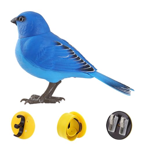 Toy Bird, realistisch sprechendes elektronisches Haustier, pädagogisches sensorisches Spiel, tragbar und einfach für Geburtstag, Spaß, Partybevorzugungen, Kindergärten, Zimmer, Schreibtischdekor, 5,31 von Fravsiu