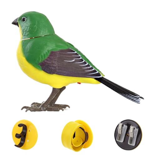 Toy Bird, realistisch sprechendes elektronisches Haustier, pädagogisches sensorisches Spiel, tragbar und einfach für Geburtstag, Spaß, Partybevorzugungen, Kindergärten, Zimmer, Schreibtischdekor, 5,31 von Fravsiu