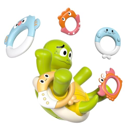 Turtle Bath Toy, Electric Water Spraying Toy, Rotating Turtle Set, Swimming Bathtub Pool Toy, Swimming Bathtub Pool Toy with 5 Rings Rotating Turtle Toy for Kids' Bath Play Turtle Bath Toy, Electric Water Spraying Toy, Rotating Turtle Set, Swimming Bathtub Pool Toy, Swimming Bathtub Pool Toy with 5 Rings Rotating Turtle Toy for Kids' Bath Play von Fravsiu