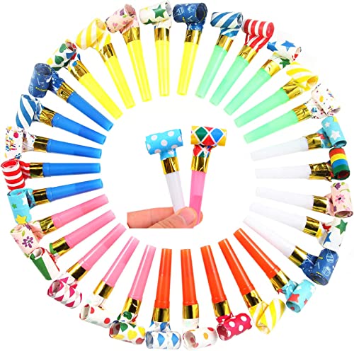 Frdelma Geburtstagsfeier Pfeifen,100 Stück Party Tröte Partytröten Luftrüssel Tröten Kindergeburtstag Party Hörner Krachmacher für Halloween, Geburtstagsfeier, Neujahr Party (Zufälliges Muster) Frdelma Geburtstagsfeier Pfeifen,100 Stück Party Tröte Partytröten Luftrüssel Tröten Kindergeburtstag Party Hörner Krachmacher für Halloween, Geburtstagsfeier, Neujahr Party (Zufälliges Muster) von Frdelma