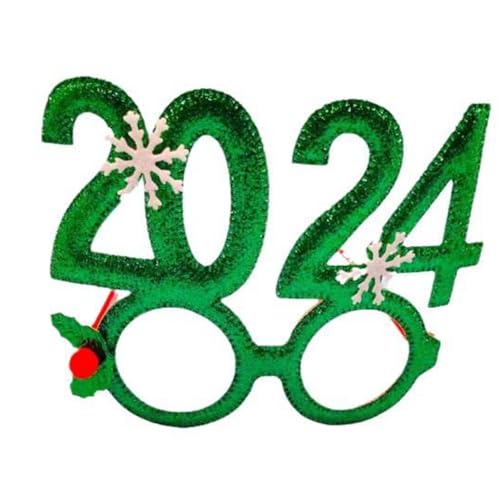 Frdun Neuheit Weihnachten Brille Glitzer Urlaub Brille Rahmen Kreative Lustige Brillen für Xmas Party Xmas Urlaub Gefälligkeiten von Frdun