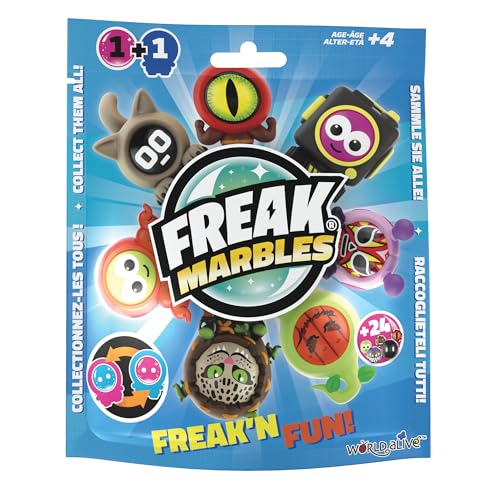 Freak Marbles Blind Pack | Sammelfiguren | Swap, Mix, Battle & Pop | 24 zum Sammeln Freak Marbles Blind Pack | Sammelfiguren | Swap, Mix, Battle & Pop | 24 zum Sammeln von Freak Marbles