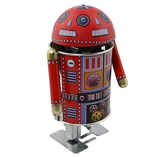 Freak Scene Blech Roboter Replika Walking Robot Blechroboter rot bunt Freak Scene Blech Roboter Replika Walking Robot Blechroboter rot bunt von Freak Scene