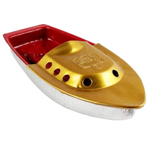 Freak Scene Blechspielzeug Kerzenboot Speedy G rot Pop Pop Blech Boot Knatterboot von Freak Scene
