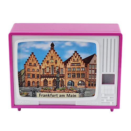 Freak Scene Gucki - klick-Fernseher - Frankfurter Sehenswürdigkeiten - Frankfurt - pink von Freak Scene