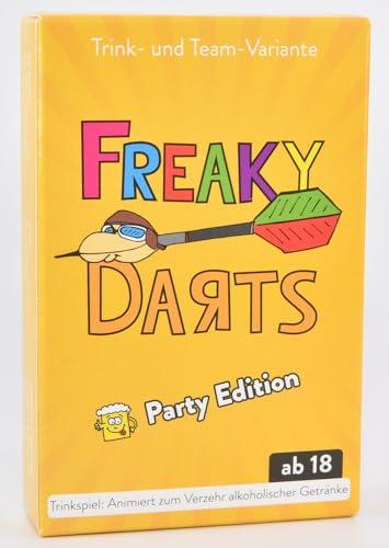 Freaky Darts - Party Edition - Das etwas andere Dart-Spiel - Trink- und Team-Variante von Freaky Darts