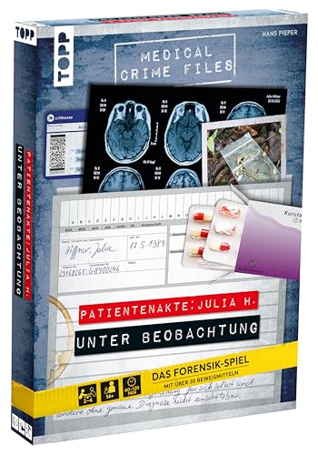 Medical Crime Files – Patientenakte: Der Fall Julia H. / Unter Beobachtung: Das beliebte Krimi-Spiel, jetzt zur kriminalistischen Forensik. Von Hans Pieper von TOPP