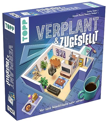 Verplant & Zugestellt – Wer lässt Wohnträume wahr Werden?: Das Flip & Write-Spiel über große Pläne und zu wenig Platz. Mit 26 Szenarien von Tiny House bis Luxusvilla von Frech