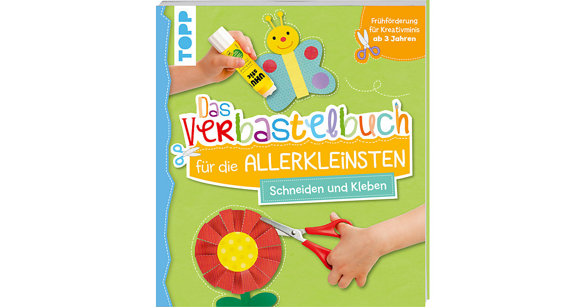 Buch - Das Verbastelbuch die Allerkleinsten: Schneiden und Kleben Kleinkinder Buch - Das Verbastelbuch die Allerkleinsten: Schneiden und Kleben Kleinkinder von frechverlag