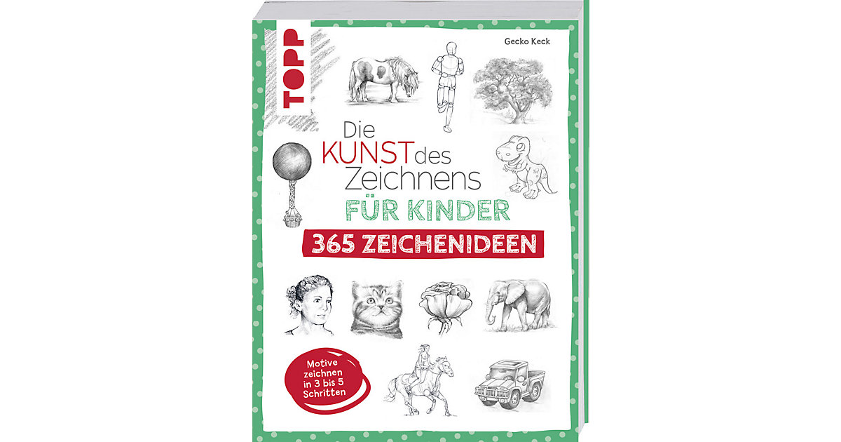 Buch - Die Kunst des Zeichnens Kinder 365 Zeichenideen  Kinder von frechverlag
