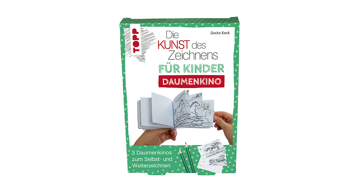 Buch - Die Kunst des Zeichnens Kinder Daumenkino Kinder Buch - Die Kunst des Zeichnens Kinder Daumenkino Kinder von frechverlag