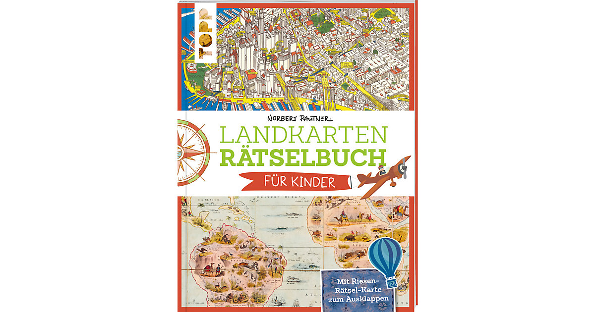 Buch - Landkartenrätselbuch Kinder Kinder Buch - Landkartenrätselbuch Kinder Kinder von frechverlag