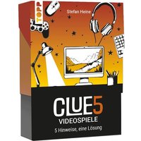 CLUE5 #Videospiele. 5 Hinweise, nur eine Lösung. Das Trend-Quiz für deine Tasche CLUE5 #Videospiele. 5 Hinweise, nur eine Lösung. Das Trend-Quiz für deine Tasche von Frech Verlag