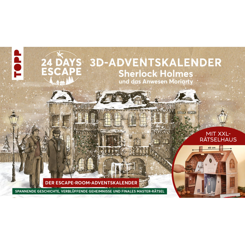 24 Days Escape: 3D-Adventskalender - Sherlock Holmes und das Anwesen Moriarty von Frech
