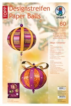 Designstreifen Paper Balls "Magic Christmas", Papierset Designstreifen Paper Balls "Magic Christmas", Papierset von Frech