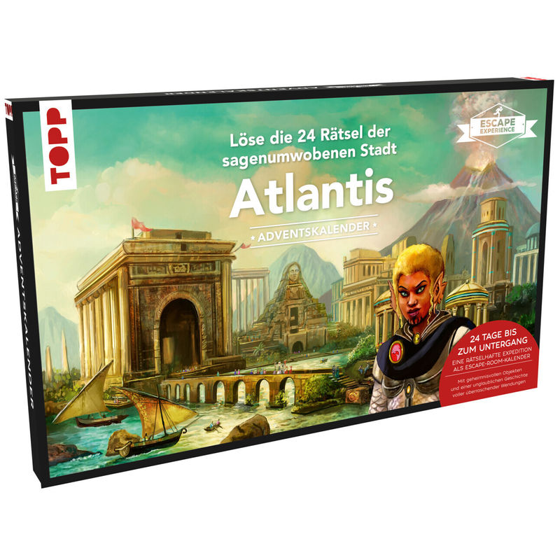 Escape Experience Adventskalender - Atlantis. Löse die 24 Rätsel der sagenumwobenen Stadt von Frech