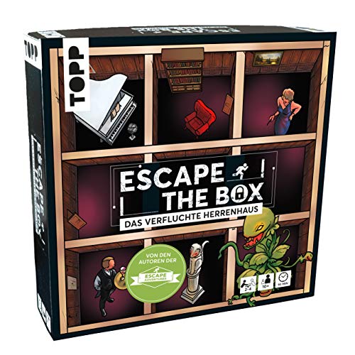 Escape The Box – Das verfluchte Herrenhaus: Das ultimative Escape-Room-Erlebnis als Gesellschaftsspiel!: 9 Rätsel-Räume in Einer Schachtel – für 1-4 Spieler – ab 10 Jahren Escape The Box – Das verfluchte Herrenhaus: Das ultimative Escape-Room-Erlebnis als Gesellschaftsspiel!: 9 Rätsel-Räume in Einer Schachtel – für 1-4 Spieler – ab 10 Jahren von Frech