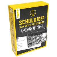 Schuldig?! Dein Urteil entscheidet - Explosive Mischung. Krimispiel in 50 Karten von Frech Verlag
