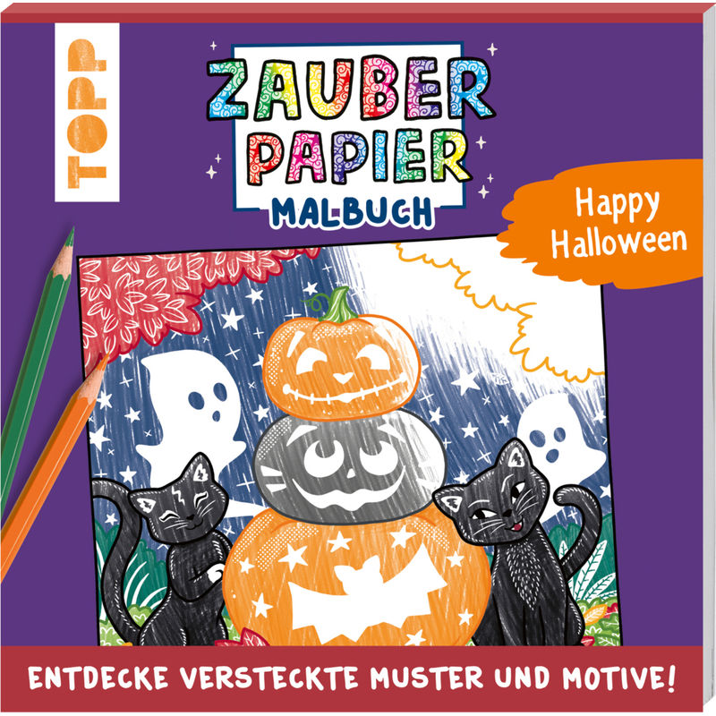 Zauberpapier Malbuch Happy Halloween von Frech