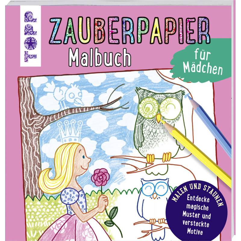 Zauberpapier Malbuch für Mädchen von Frech