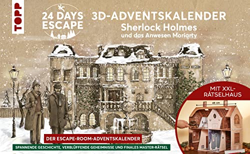 24 DAYS ESCAPE 3D-Adventskalender – Sherlock Holmes und das Anwesen Moriarty von Frechverlag GmbH