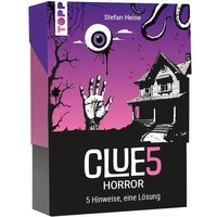 CLUE5 #Horror. 5 Hinweise, nur eine Lösung. Das Trend-Quiz für deine Tasche CLUE5 #Horror. 5 Hinweise, nur eine Lösung. Das Trend-Quiz für deine Tasche von Frechverlag GmbH