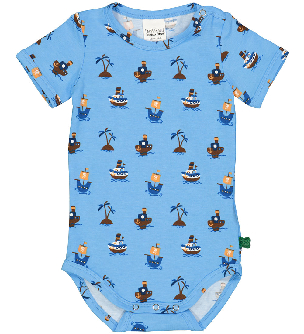 Freds World Body k/ä - Pirat - Alle Blue/Papaya/Navy - Freds World - 68 - Body K/Ä Freds World Body k/ä - Pirat - Alle Blue/Papaya/Navy - Freds World - 68 - Body K/Ä von Freds World
