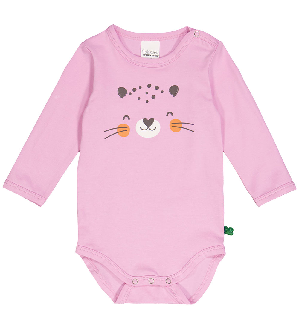 Freds World Body l/ä - Leo Print - Pastel - Freds World - 68 - Body L/Ä Freds World Body l/ä - Leo Print - Pastel - Freds World - 68 - Body L/Ä von Freds World