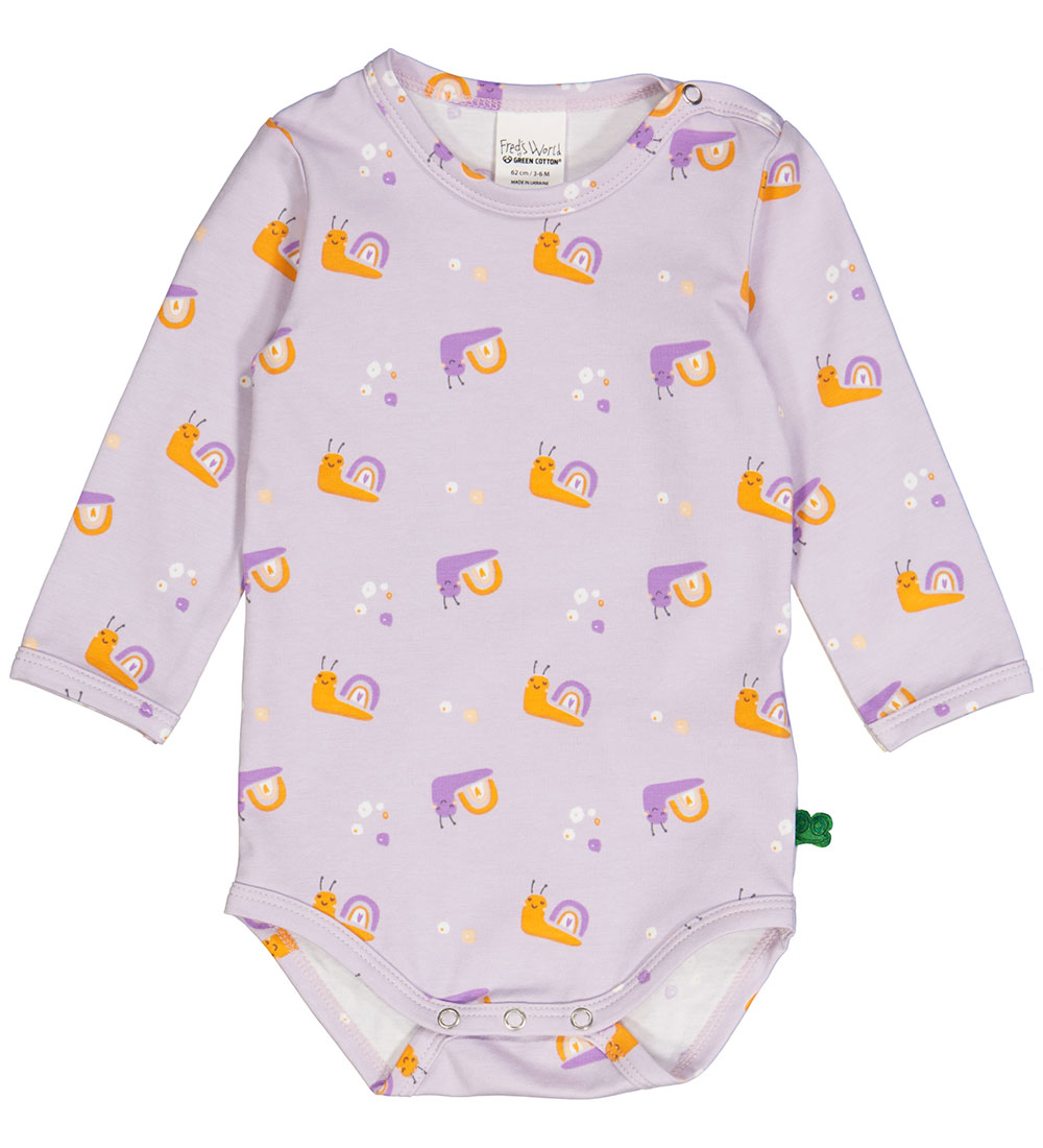 Freds World Body l/ä - Schnecke - Lavender - Freds World - 68 - Body L/Ä Freds World Body l/ä - Schnecke - Lavender - Freds World - 68 - Body L/Ä von Freds World