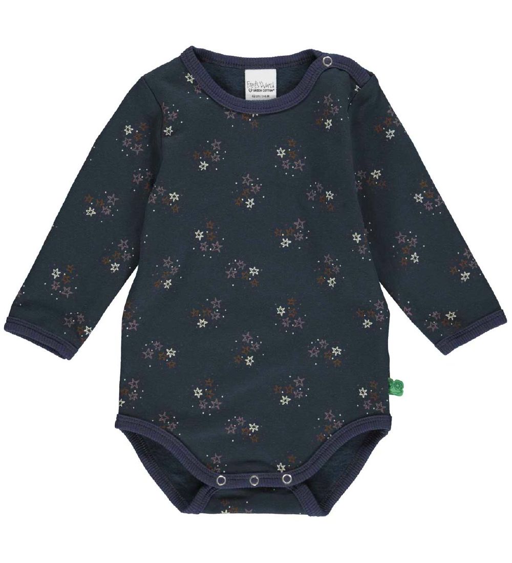 Freds World Body l/ä - Schweiß - Star - Nacht Blue m. Print - Freds World - 62 - Body L/Ä Freds World Body l/ä - Schweiß - Star - Nacht Blue m. Print - Freds World - 62 - Body L/Ä von Freds World