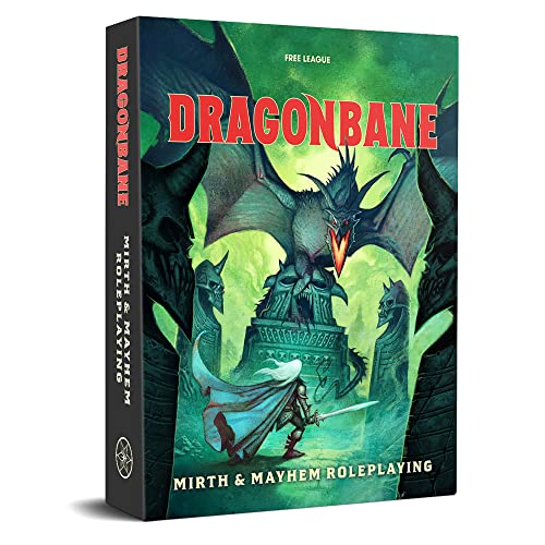 Dragonbane: RPG Core Set - Mirth & Mayhem Boxed Set, Free League Publishing, Includes-Dice, Rulebook, Map & More von Free League Publishing