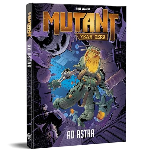 Free League Publishing: Mutant: Year Zero - Ad Astra - Gebundenes RPG-Buch, spannendes Kampagnenmodul, Weltraum-Rollenspiel-Abenteuer von Free League