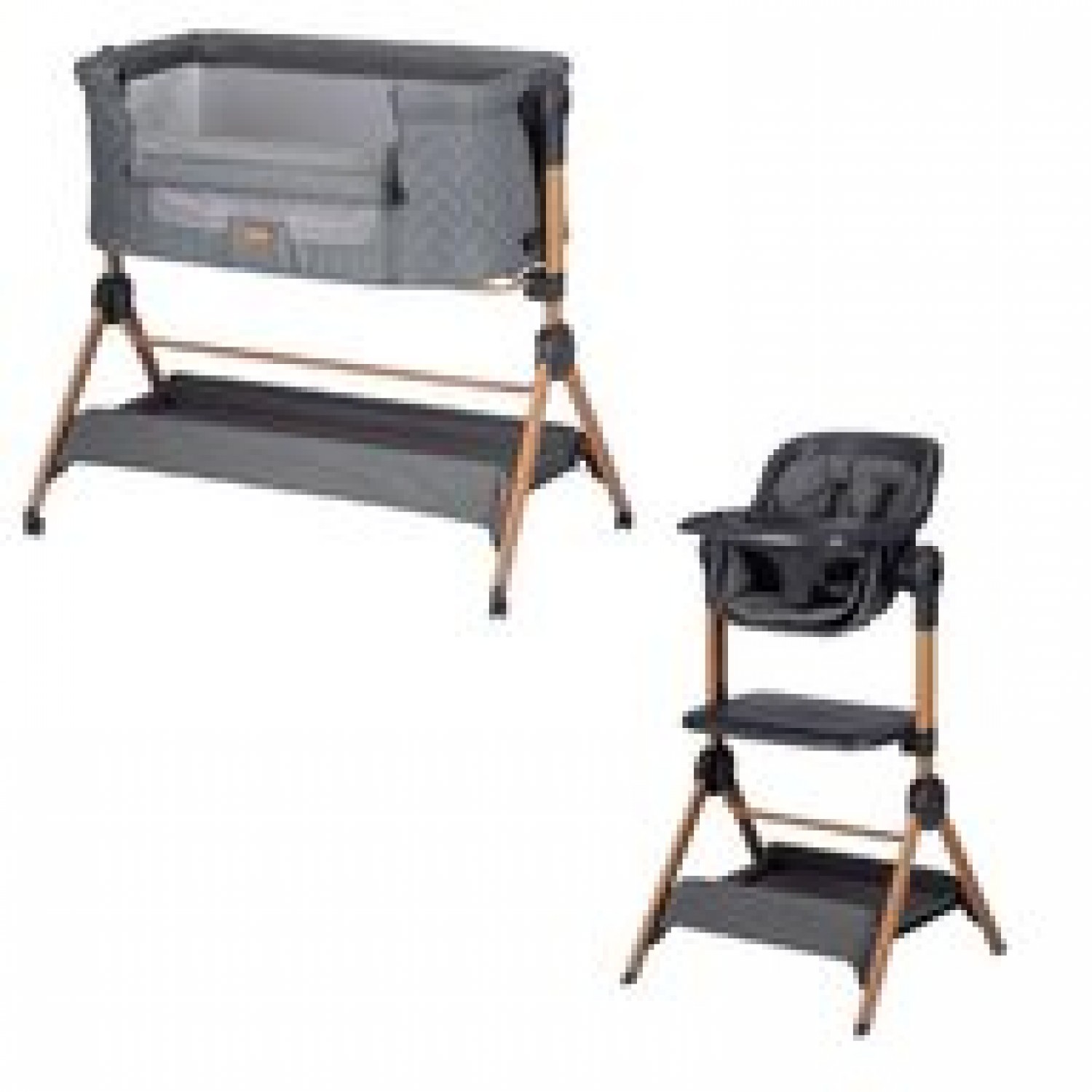 FreeON Nest & Feed 2-in-1 Culla Co-Sleeping trasformabile in Seggiolone Grey FreeON Nest & Feed 2-in-1 Culla Co-Sleeping trasformabile in Seggiolone Grey von FreeON