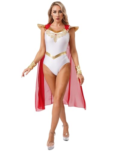 Freebily Damen Griechische Göttin Kostüm Body Umhang Mit Römer Griechenkostüm Halloween Karnevalskostüm Erwachsene Rot M Freebily Damen Griechische Göttin Kostüm Body Umhang Mit Römer Griechenkostüm Halloween Karnevalskostüm Erwachsene Rot M von Freebily